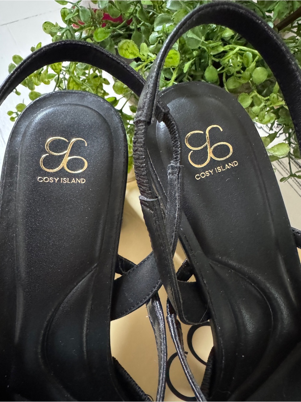 Cosy Island Black slingback heels. 8.5 NIB! - Picture 3 of 8